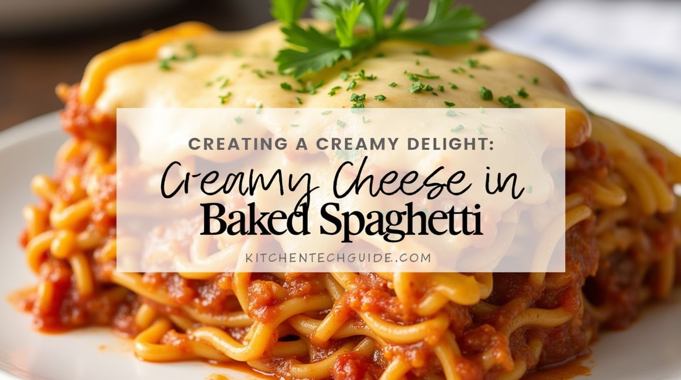 Cream Cheese in Baked Spaghetti